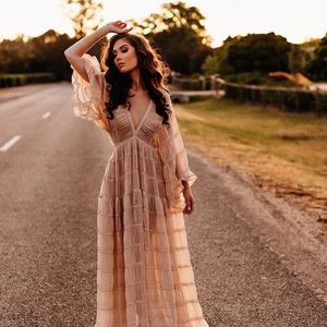 Boho Handmade Dress: photo shoot dress